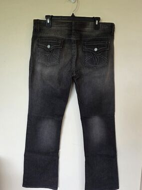 Kut From The Kloth So Low Women Black Washed Jeans - Classic Back Pocket Detail